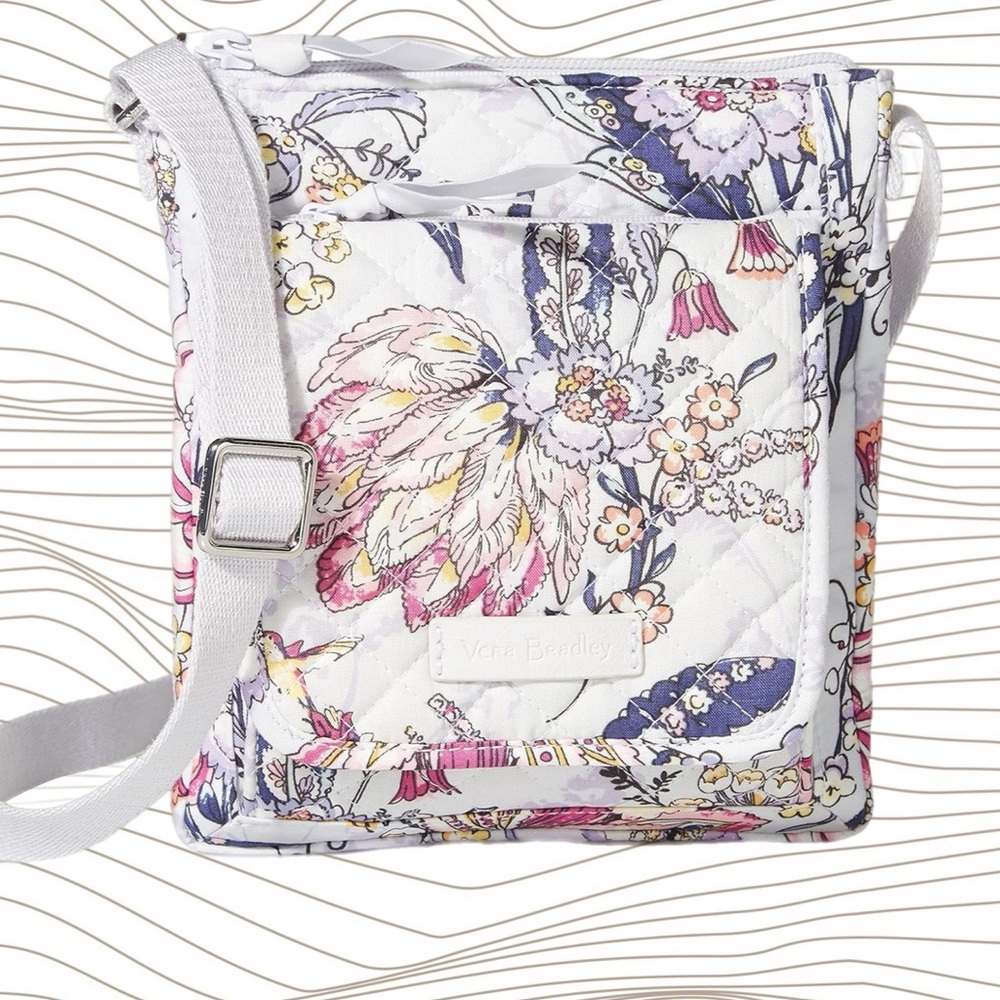 Vera Bradley Cotton Mini Hipster Crossbody Purse